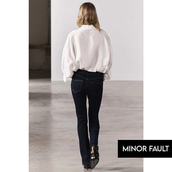 (Minor Fault) Rinse Wash Boot Cut Jeans | Montivo Pakistan