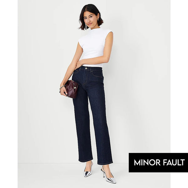 (Minor Fault) Blue Rinse Wash Straight Jeans | Montivo Pakistan