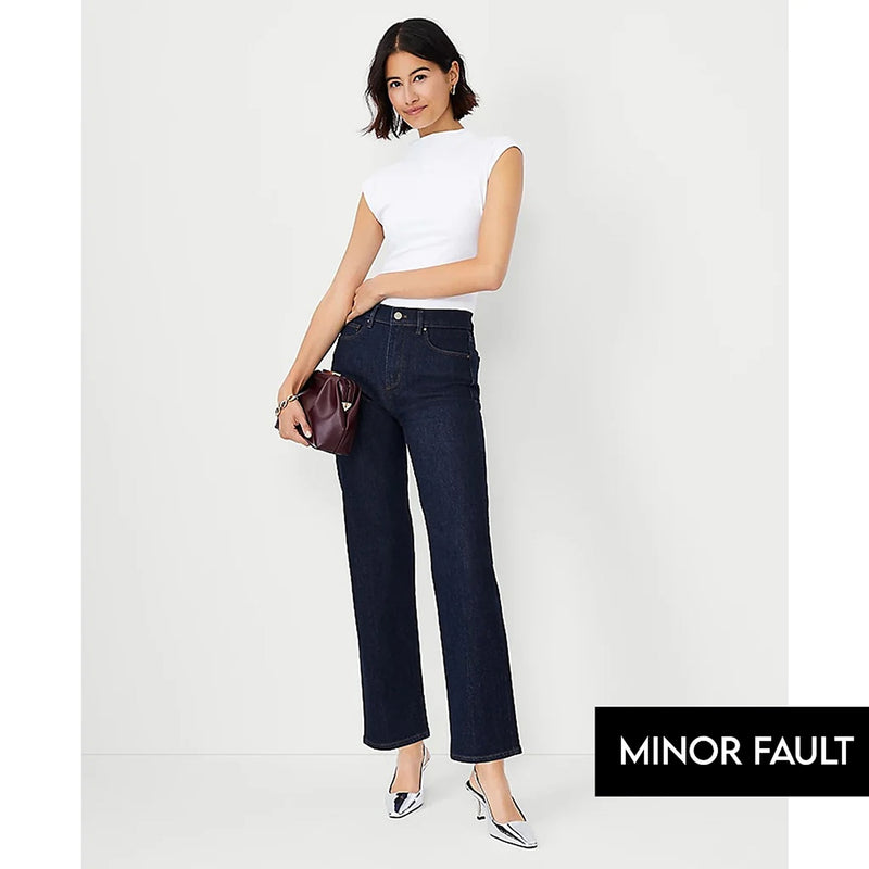 (Minor Fault) Blue Rinse Wash Straight Jeans | Montivo Pakistan