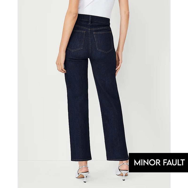 (Minor Fault) Blue Rinse Wash Straight Jeans | Montivo Pakistan