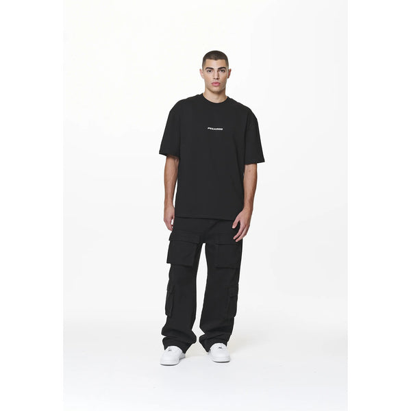 Logo Oversized Black Tshirt | Montivo Pakistan