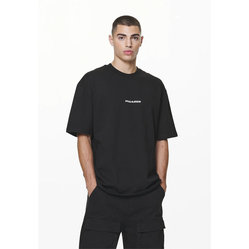 Logo Oversized Black Tshirt | Montivo Pakistan