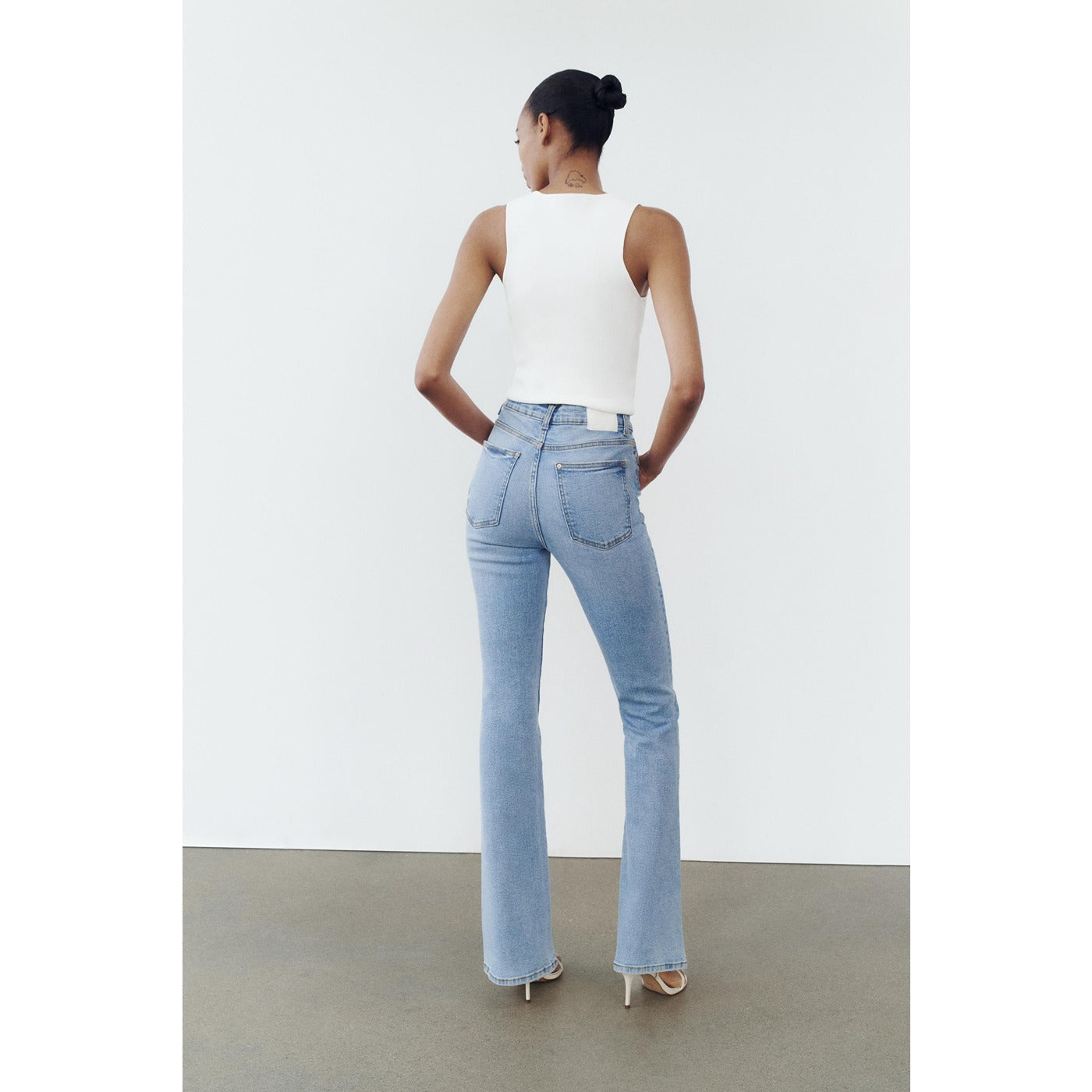 Light Blue Flare Jeans | Montivo Pakistan