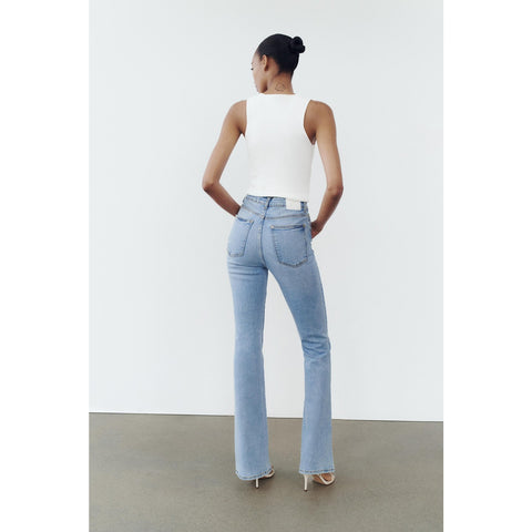 Light Blue Flare Jeans | Montivo Pakistan