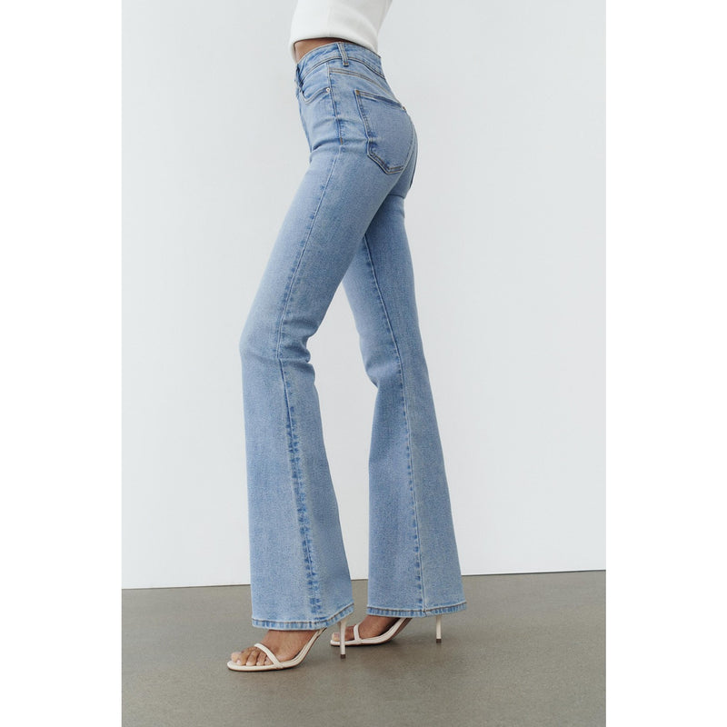 Light Blue Flare Jeans | Montivo Pakistan