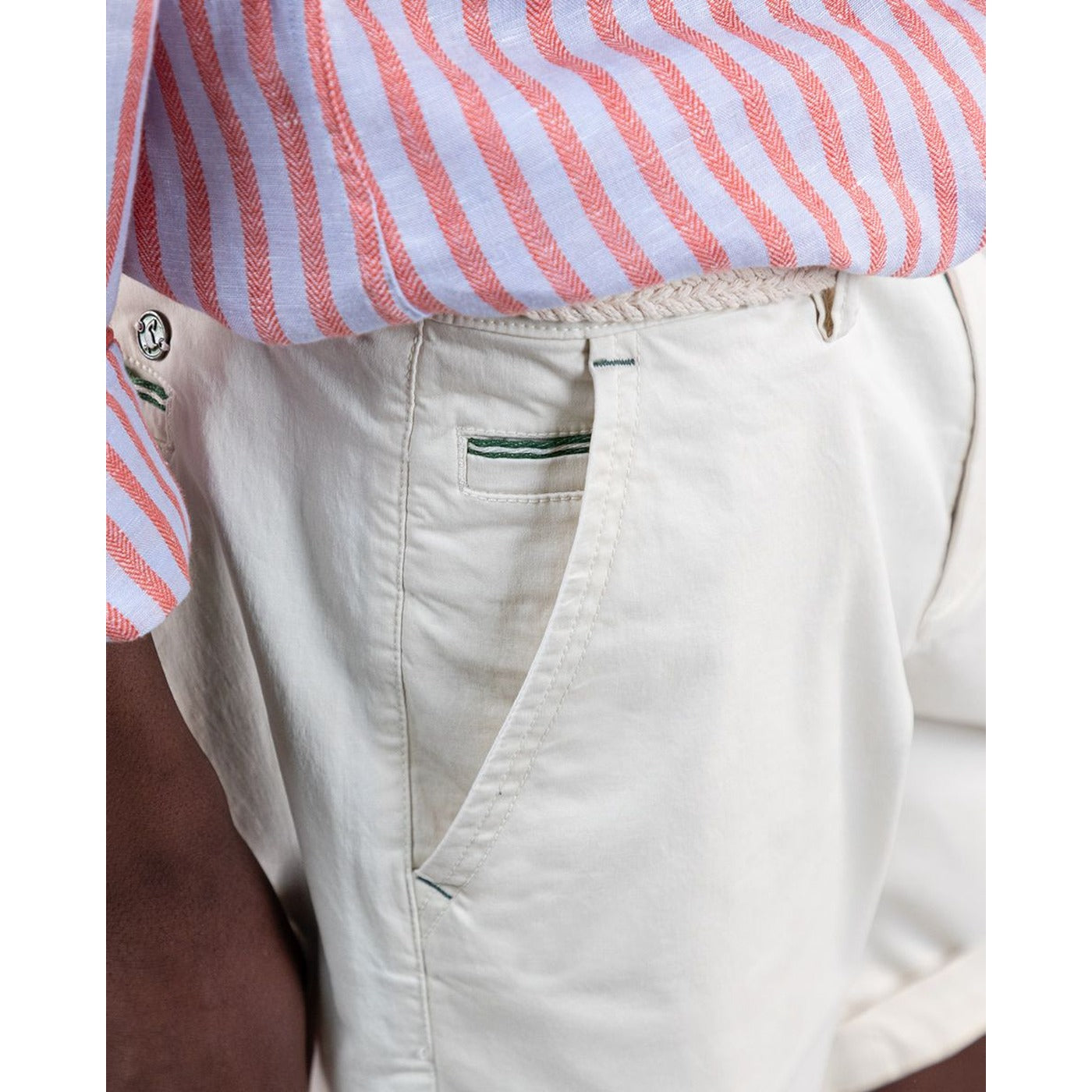 White Bermuda Shorts | Montivo Pakistan