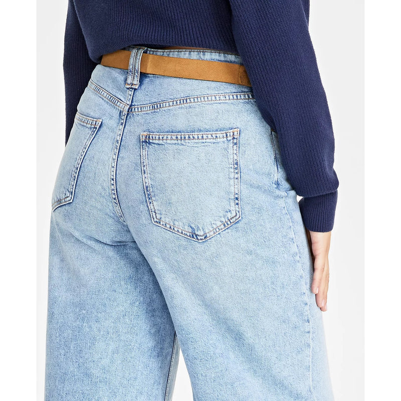 Light Blue High Rise Wide-Leg Jeans | Montivo Pakistan