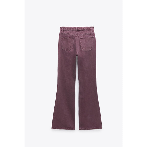 Purple Flare Full length Jeans | Montivo Pakistan