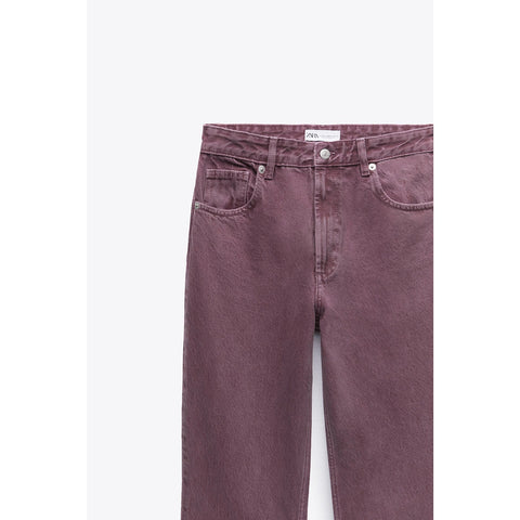 Purple Flare Full length Jeans | Montivo Pakistan