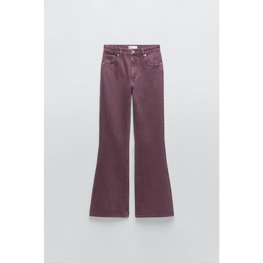 Purple Flare Full length Jeans | Montivo Pakistan