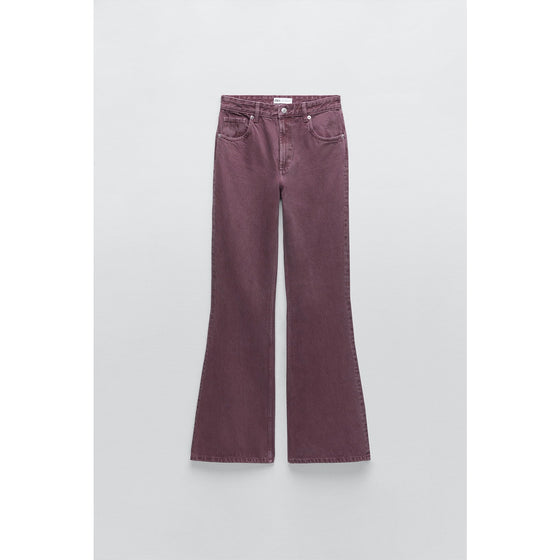 Purple Flare Full length Jeans | Montivo Pakistan