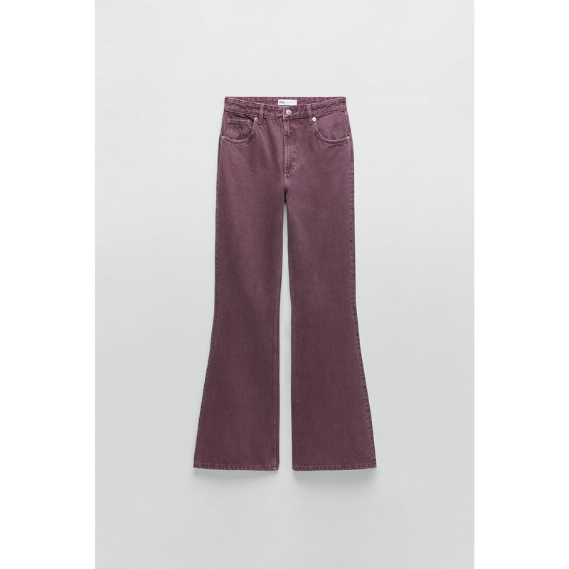 Purple Flare Full length Jeans | Montivo Pakistan