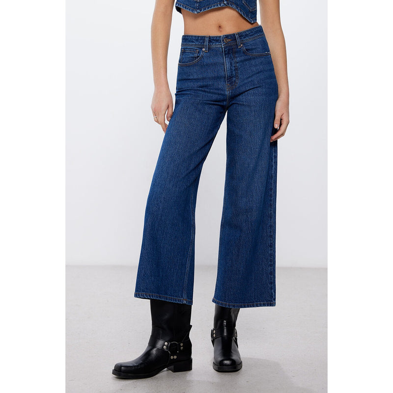 Blueberry Wide Leg Jeans | Montivo Pakistan