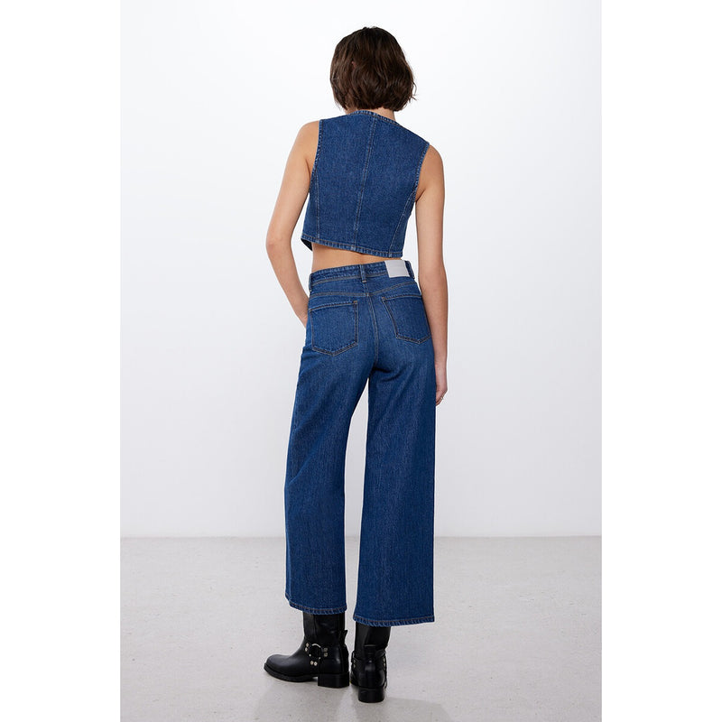 Blueberry Wide Leg Jeans | Montivo Pakistan