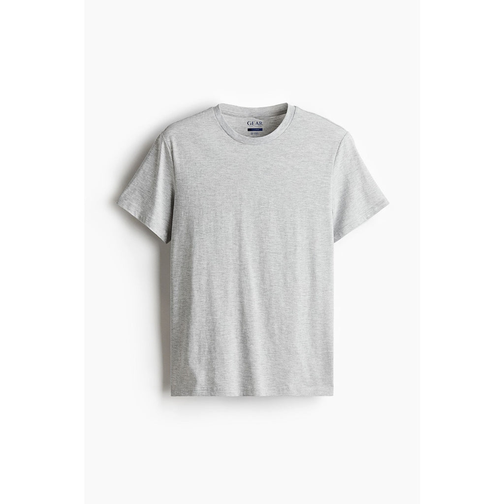 Light Grey Relaxed Fit Loose Tshirt | Montivo Pakistan