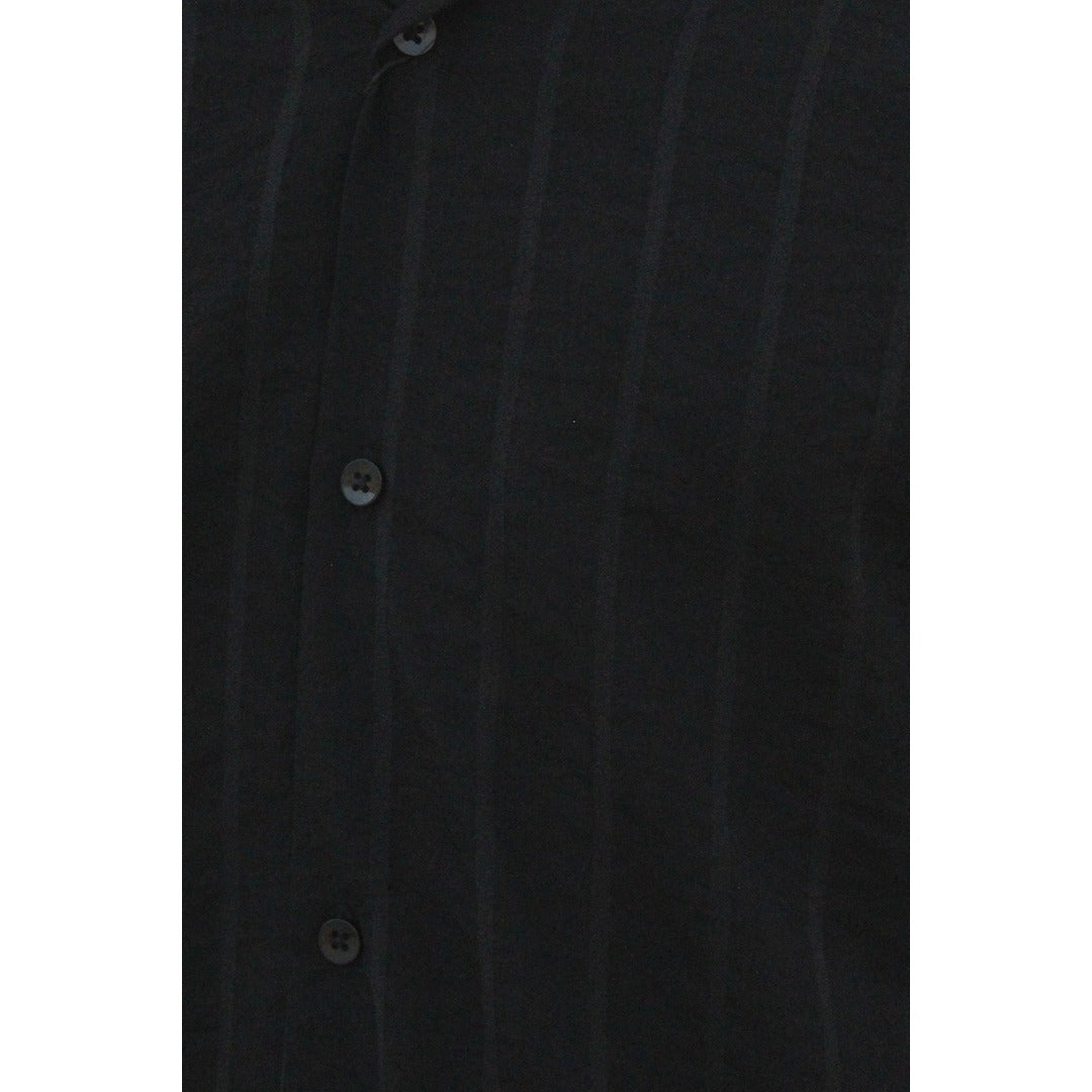 Black Stripes Cuban Shirt | Montivo Pakistan