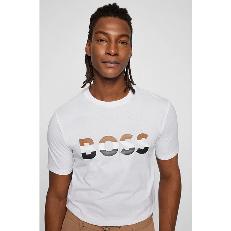 HB White Cotton Signature Logo Tshirt | Montivo Pakistan