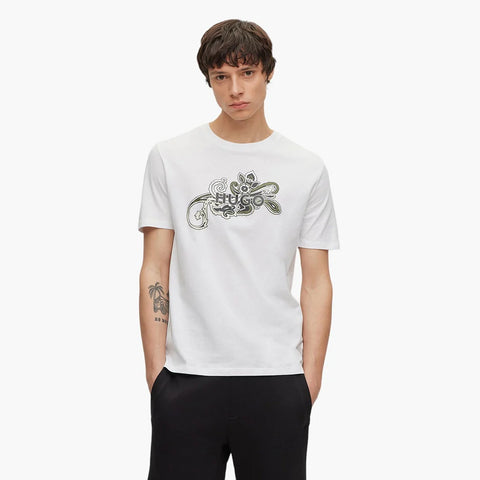 HB White Cotton Logo Tshirt | Montivo Pakistan