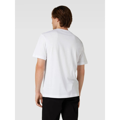HB White Cotton Signature Stripe Tshirt | Montivo Pakistan