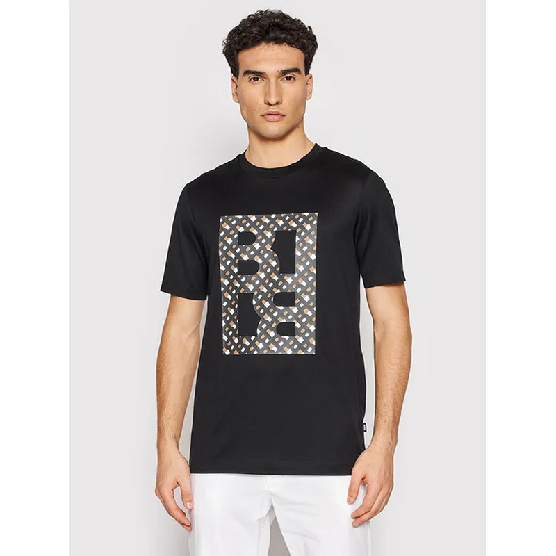 BS Black Artwork Cotton Tshirt | Montivo Pakistan