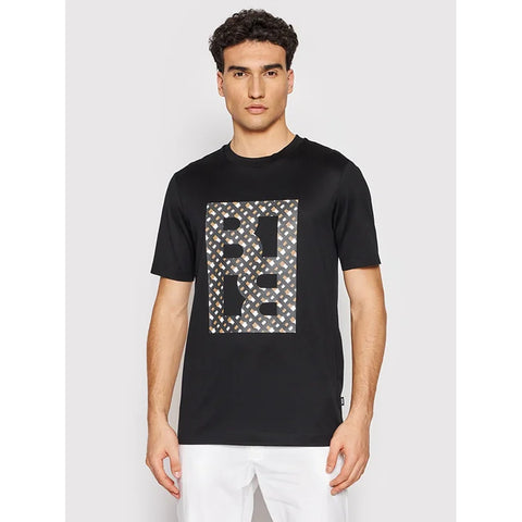 BS Black Artwork Cotton Tshirt | Montivo Pakistan