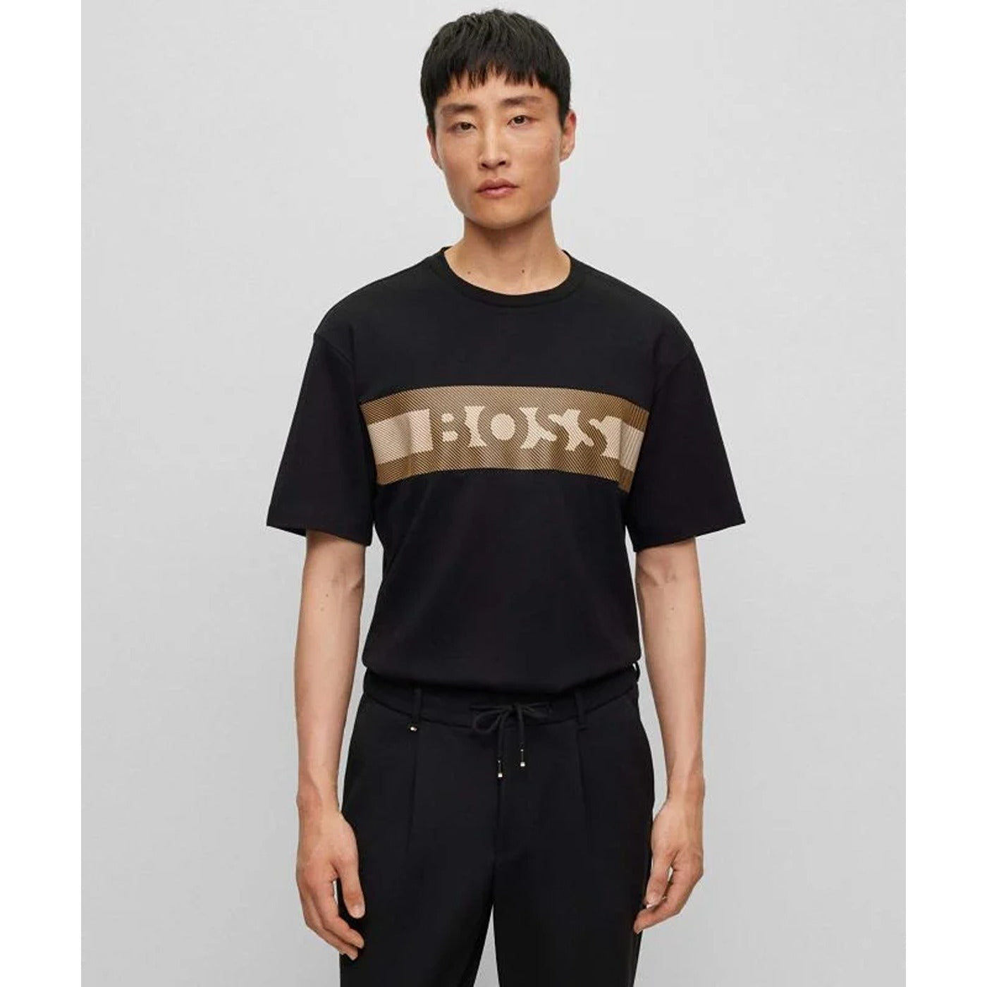 BS Black Logo Artwork Tshirt | Montivo Pakistan