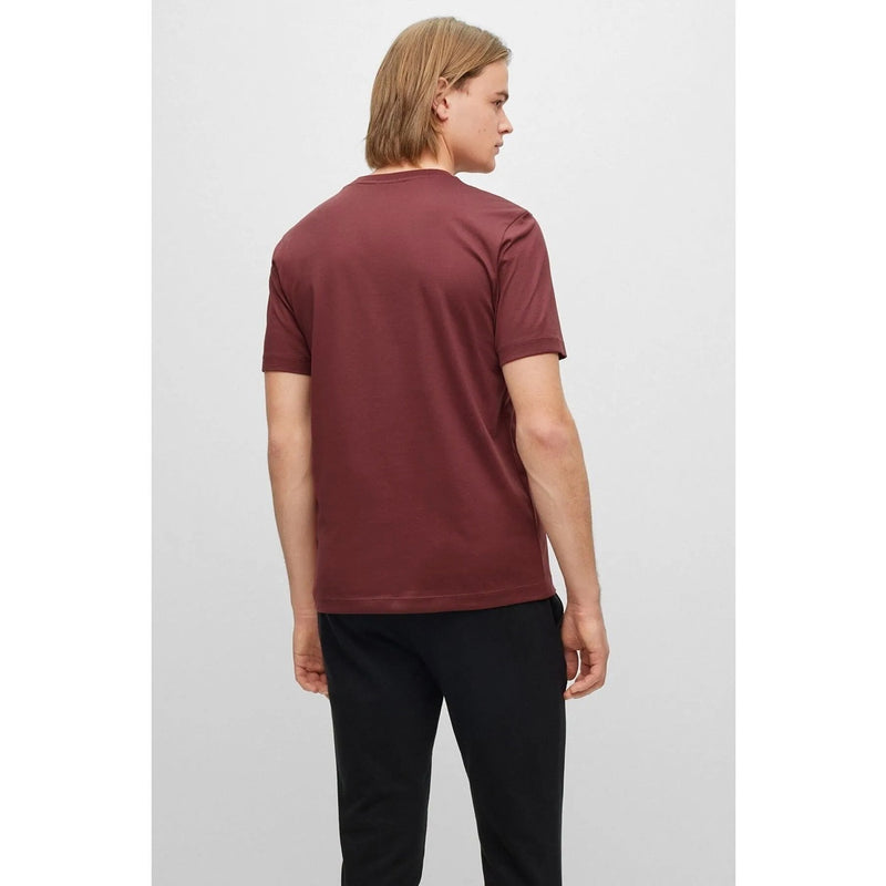 BS Burgundy Logo Cotton Tshirt | Montivo Pakistan