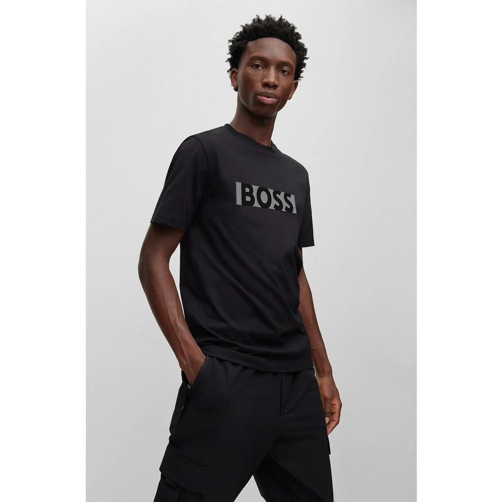 BS Black Logo Cotton Tshirt | Montivo Pakistan