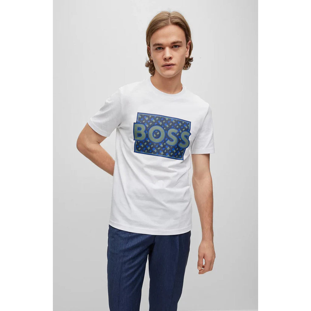 BS White Logo Artwork Cotton Tshirt | Montivo Pakistan