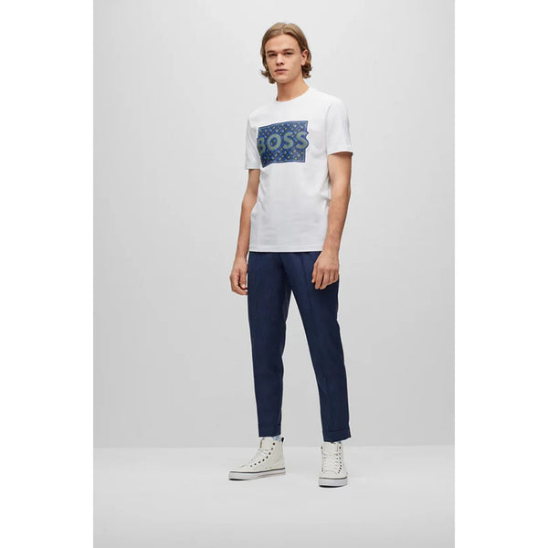 BS White Logo Artwork Cotton Tshirt | Montivo Pakistan