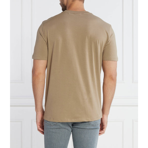 HB Beige Logo Cotton Tshirt | Montivo Pakistan