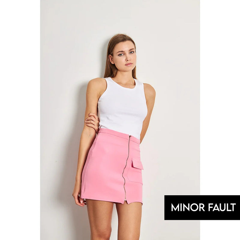 (Minor Fault) White Basic Tank Top | Montivo Pakistan
