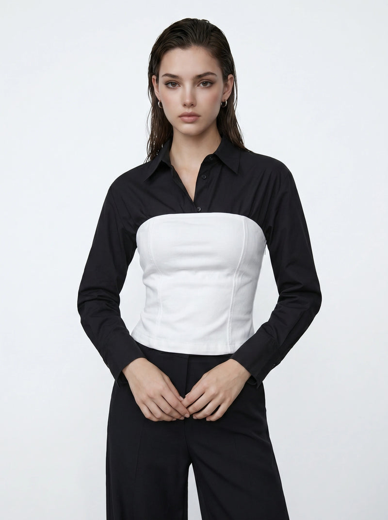 MNG White Strapless Top | Montivo Pakistan