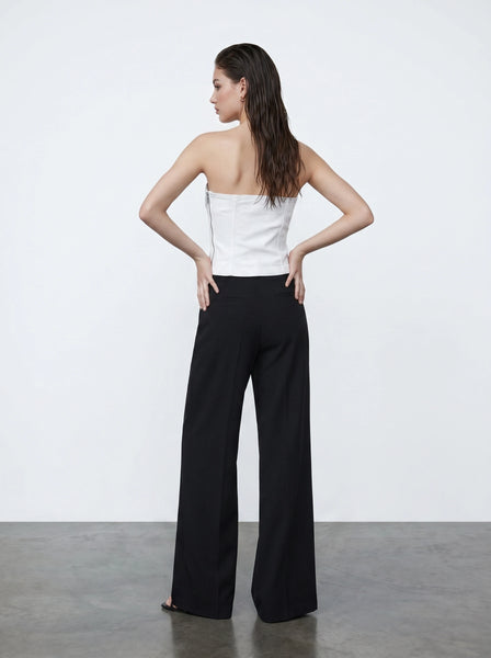 MNG White Strapless Top | Montivo Pakistan