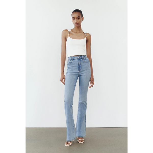 Light Blue Flare Jeans | Montivo Pakistan