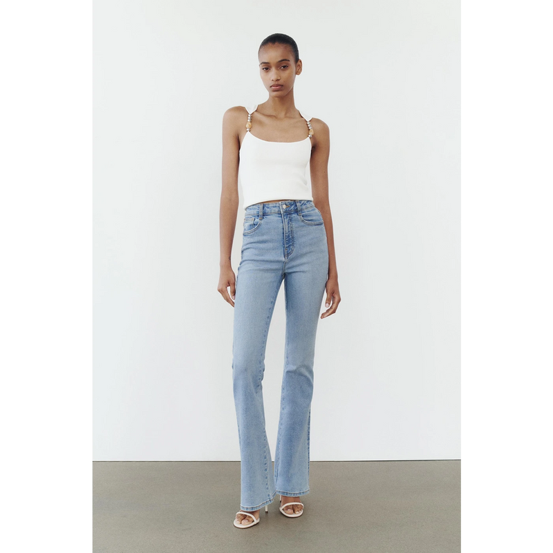 Light Blue Flare Jeans | Montivo Pakistan