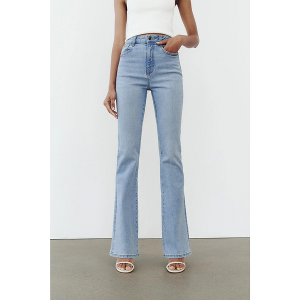 Light Blue Flare Jeans | Montivo Pakistan