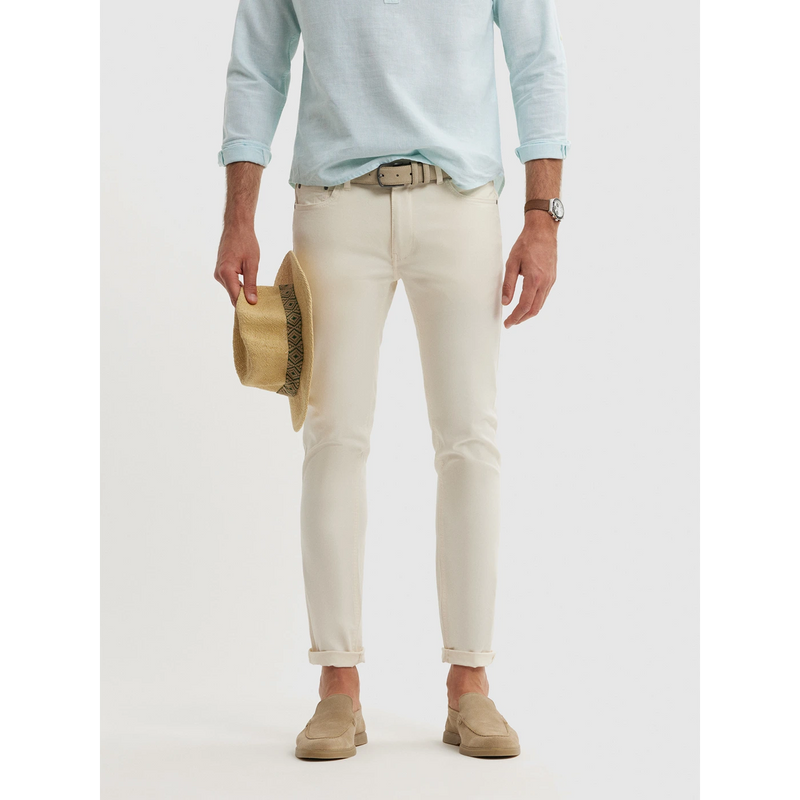 Cream Slim Fit Pants | Montivo Pakistan