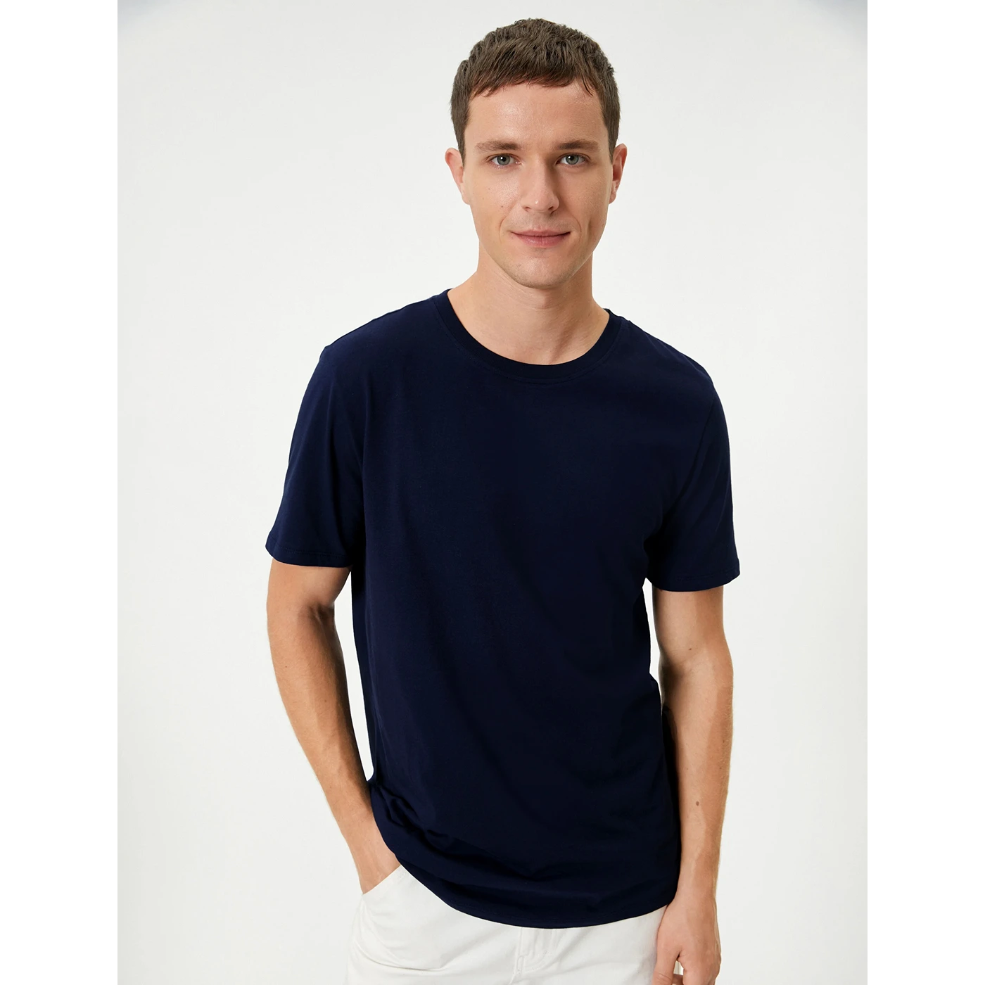 Blue Slim Fit Tshirt | Montivo Pakistan