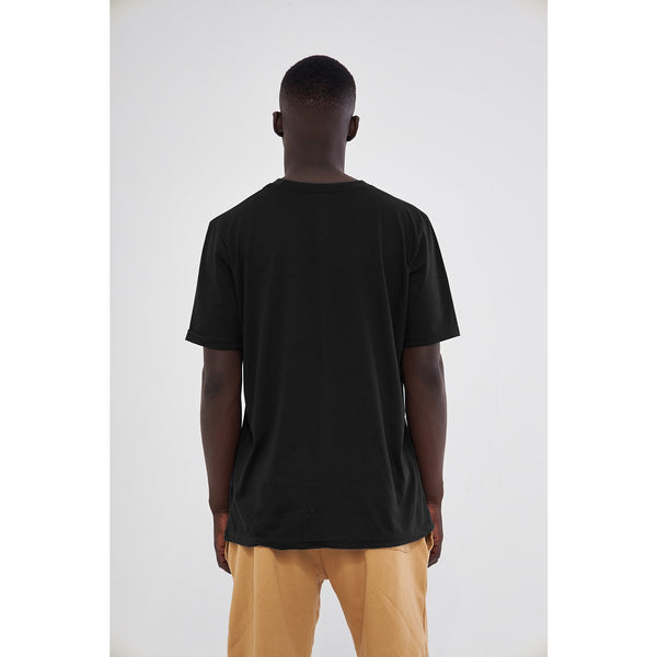 Black Pocket Detail Slim Fit Tshirt | Montivo Pakistan