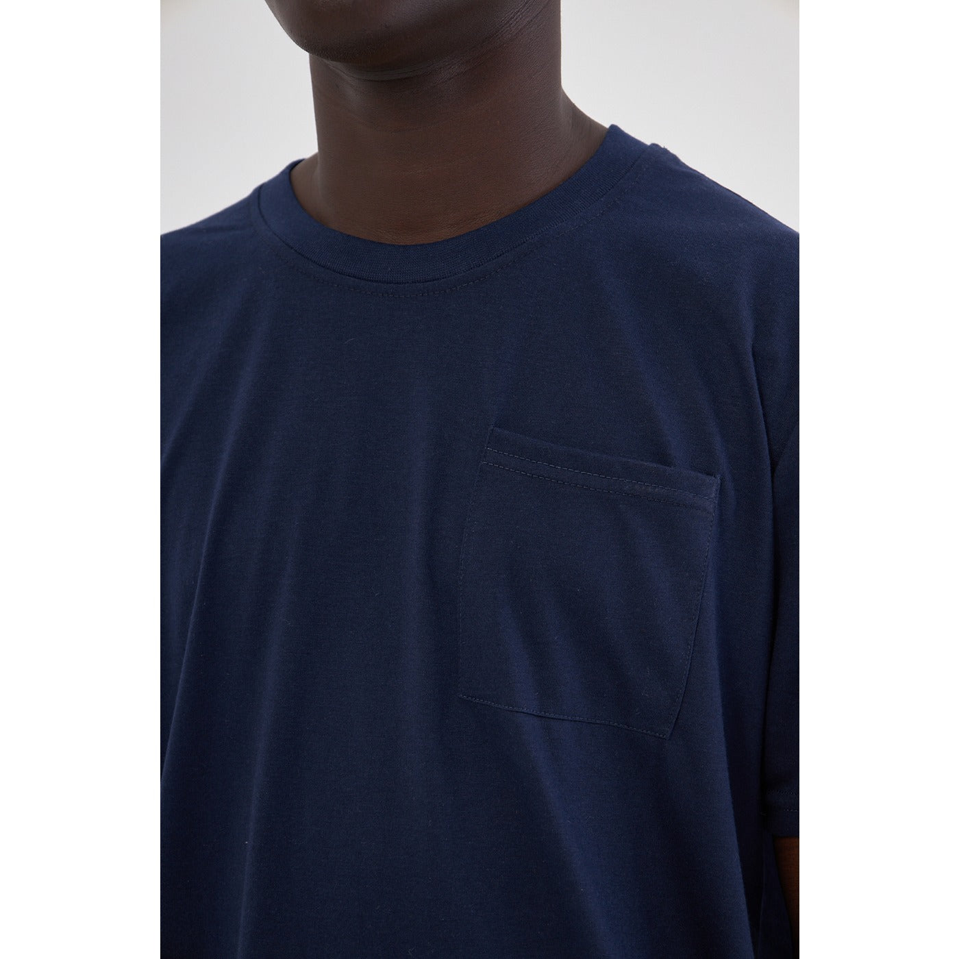Blue Pocket Detail Slim Fit Tshirt | Montivo Pakistan