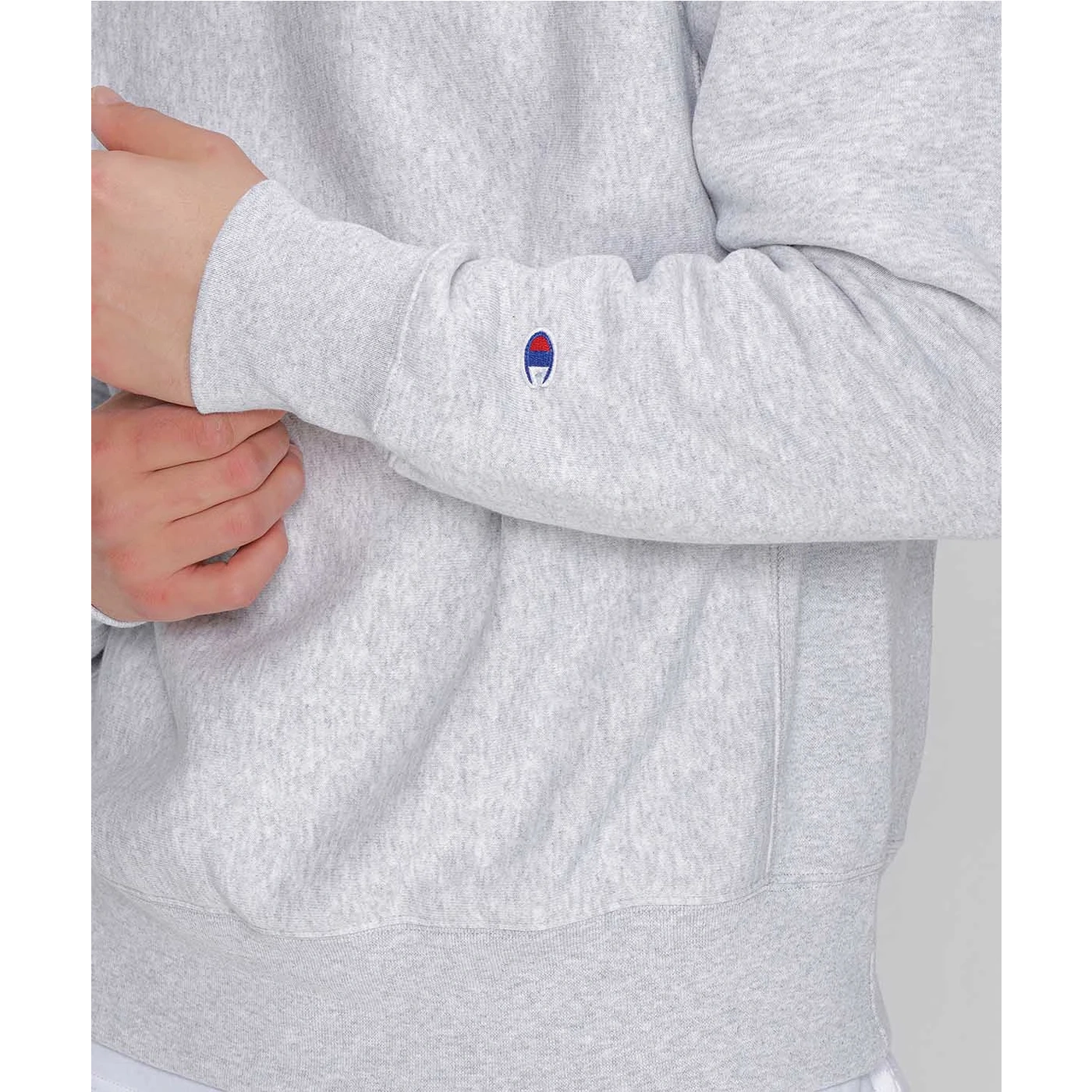 Light Grey Reverse Weave Sweatshirt | Montivo Pakistan