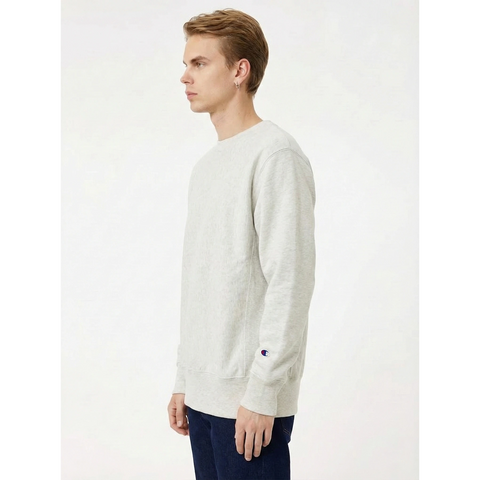 Light Grey Reverse Weave Sweatshirt | Montivo Pakistan