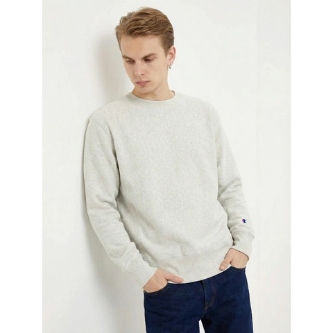 Light Grey Reverse Weave Sweatshirt | Montivo Pakistan