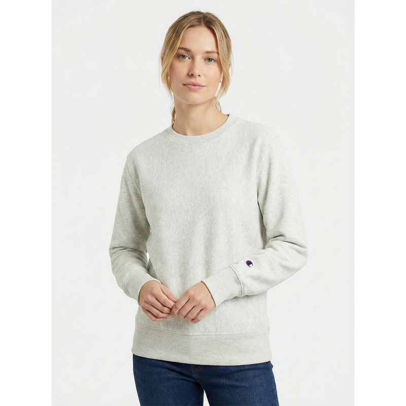 Light Grey Reverse Weave Sweatshirt | Montivo Pakistan