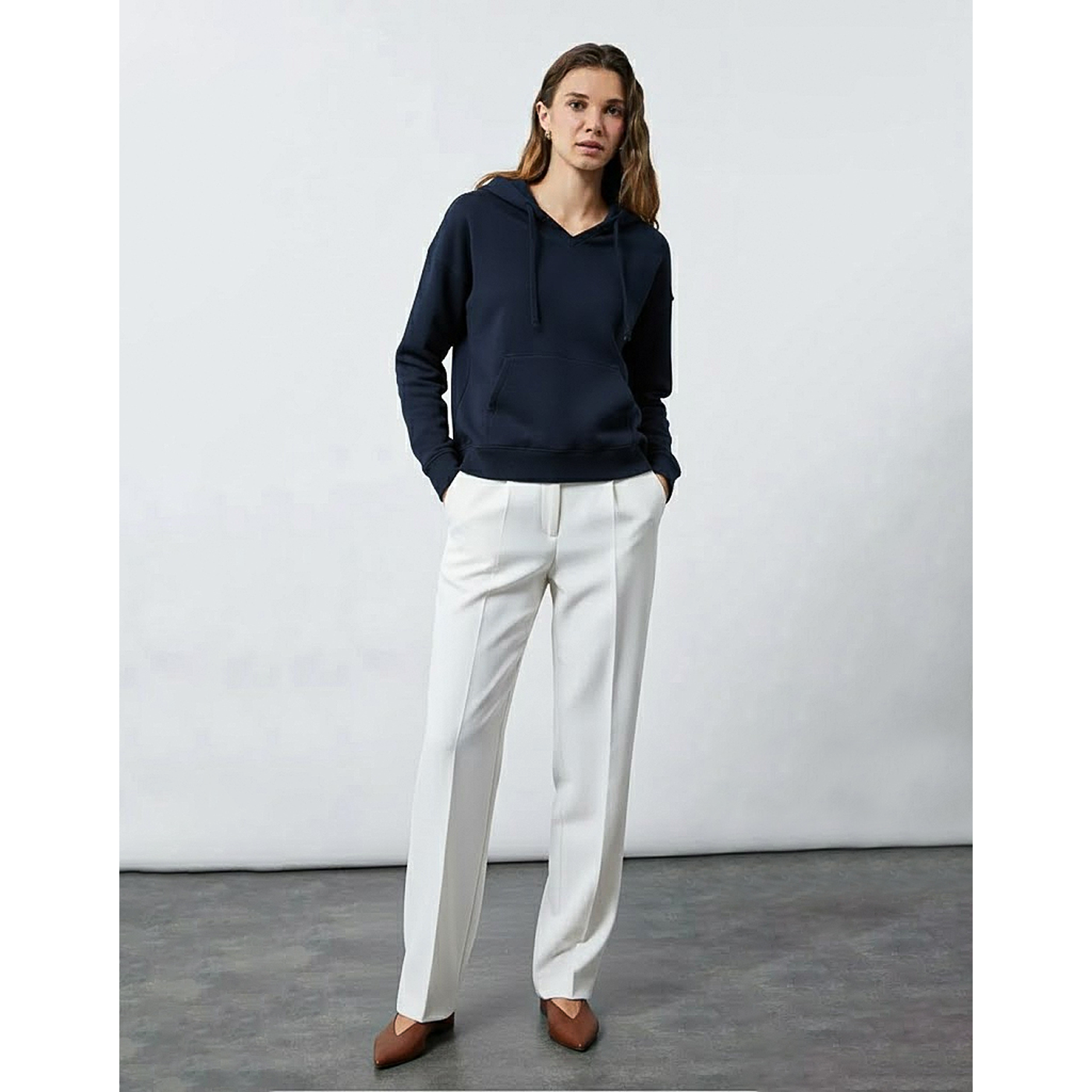 Navy Hooded Sweatshirt | Montivo Pakistan