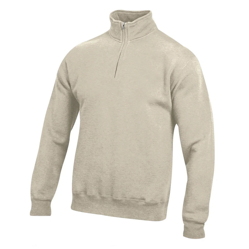 Cream Half Zip Sweatshirt | Montivo Pakistan