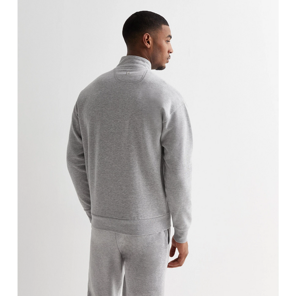 Grey Half Zip Sweatshirt | Montivo Pakistan