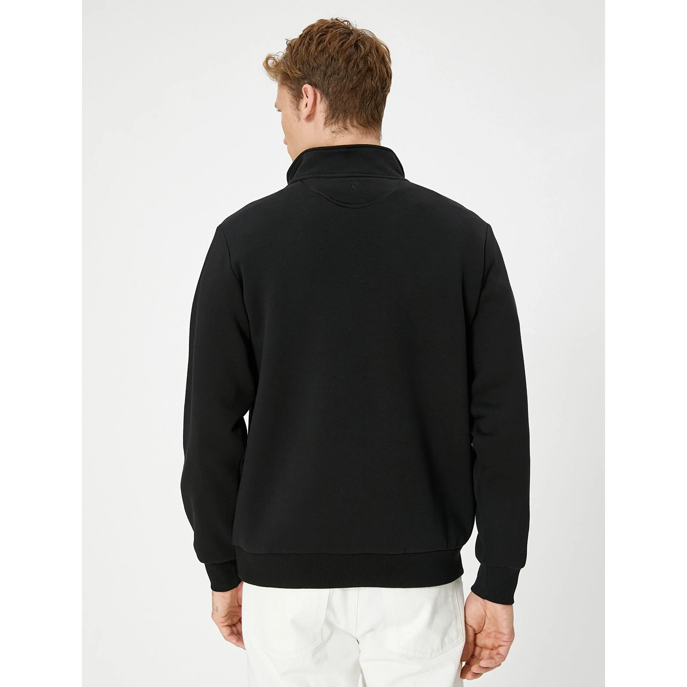 Black Half Zip Sweatshirt | Montivo Pakistan