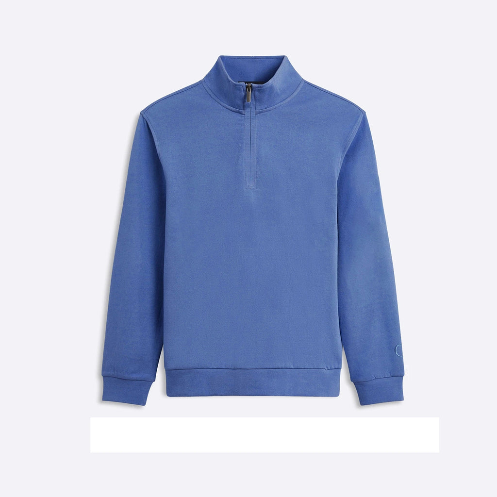 Purplish Blue Half Zip Sweatshirt | Montivo Pakistan